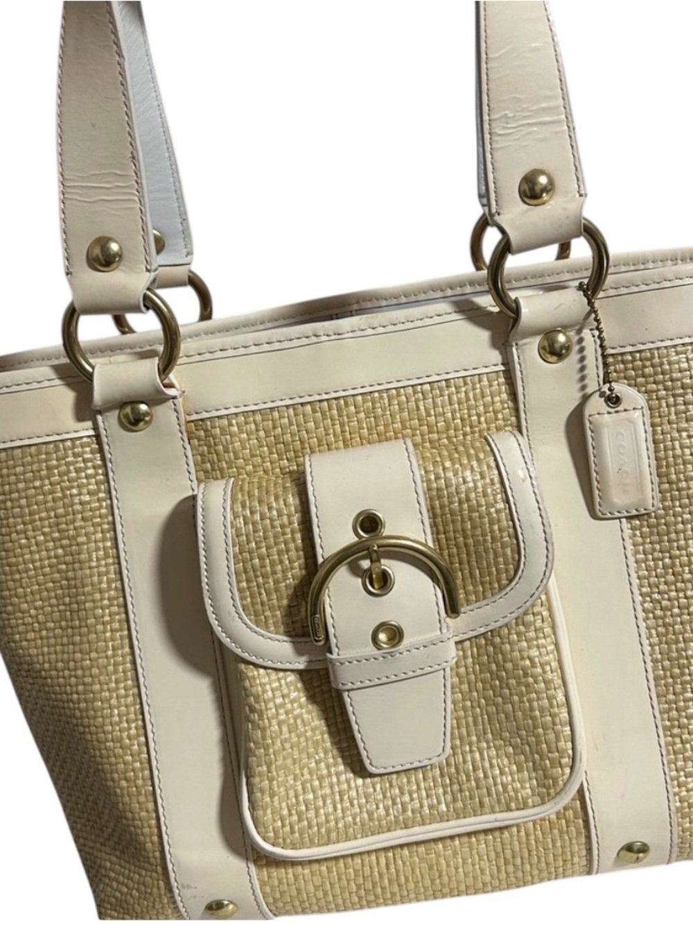 Coach Vintage Legacy 65th Anniversary Edition Woven Tote - Picture 9 of 11